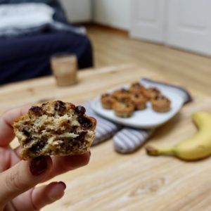 muffins banane chocolat